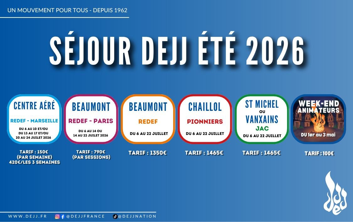 Banniere DEJJ - Département Éducatif de la Jeunesse Juive